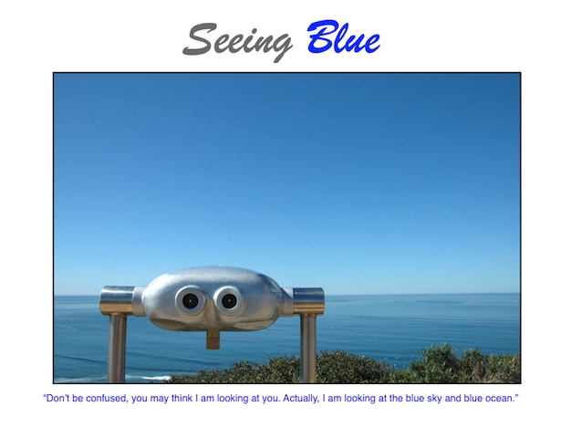 Seeing Blue by Richard Burd